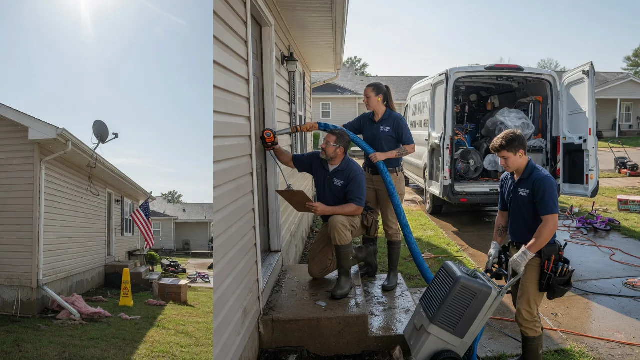 Ceiling Water Damage Restoration in Diggs, VA near me